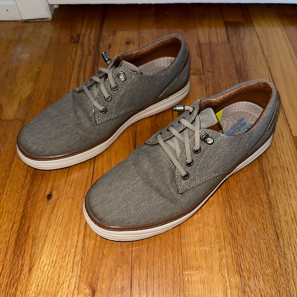 Skechers Men's Ederson Classic Fit Air-Cooled Memory Foam Moreno Shoe Size 7.5 - Picture 4 of 14